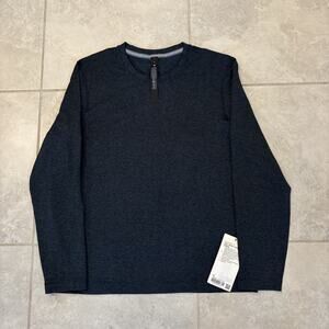 Lululemon Soft Jersey Long-Sleeve Men's Size Medium Blue Heather NWT